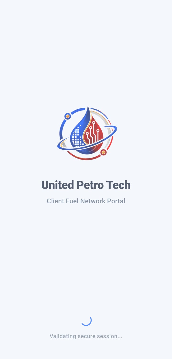 Client Application splash / intro